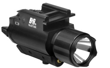 Image of NcSTAR Tactical Green Laser Sight &amp; 3W 150 Lumen Led Flashlight With Weaver Quick Release, AQPFLSG