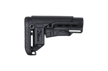 Image of VISM Tactical PCP52 Mil-Spec Stock Collapsible with Adjustable Cheekpiece, Black Synthetic, DLG-087-052