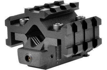 Image of NcSTAR Tactical Red Laser Sight w/ Universal Tri-Rail Barrel Mount for Standard Rifles - Black ATRLS