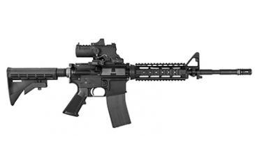 Image of NCStar VECO434QRB Eco 4x34mm 29.2ft@100yds Black Illuminated Urban Tactical