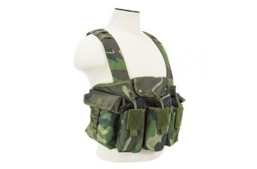 Image of NcSTAR Vism AK Chest Rig, Woodland Camo, CVAKCR2921WC