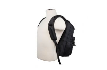 Image of NcSTAR VISM GuardianPack Backpack with Front/Rear Compartments for Soft Body Armor, Armor Not Included, Black, BGBPS3003B