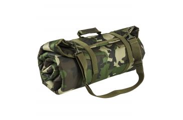 Image of NcSTAR Vism Roll Up Shooting Mat, Woodland Camo, CVSHMR2957WC