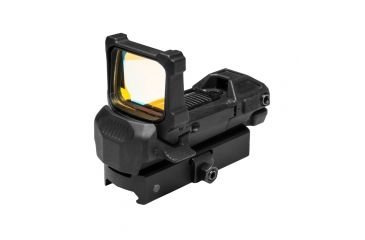 Image of NcSTAR VISM SPD Solar Flipdot with KPM Mounting System, Keymod/Picatinny/M-LOK, Black, VDBSOLFLIP