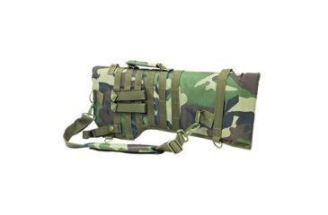 Image of NcSTAR Vism Tactical Rifle Scabbard, Woodland Camo CVRSCB2919WC