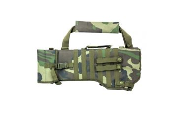 Image of NcSTAR Vism Tactical Rifle Scabbard, Woodland Camo, CVRSCB2919WC