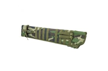 Image of NcSTAR Vism Tactical Shotgun Scabbard, Woodland Camo CVSCB2917WC