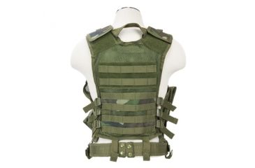 Image of NcSTAR Vism Tactical Vest, Woodland Camo, Medium - 2XL CTV2916WC