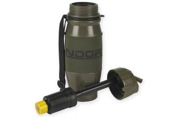 Image of NDuR 28oz Flip Top Filtration Bottle - Olive ND52000
