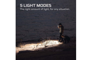 Image of Nebo 12K USB-C Rechargeable Flashlight w/ Power Bank, 12000 Lumens, Black, NEB-FLT-1007