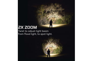 Image of Nebo 12K USB-C Rechargeable Flashlight w/ Power Bank, 12000 Lumens, Black, NEB-FLT-1007