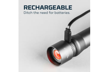 Image of Nebo Davinci Rechargeable Handheld Flashlight, 1000 Lumens, Black, NEB-FLT-0018