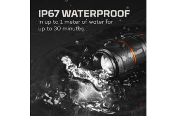 Image of Nebo Davinci Rechargeable Handheld Flashlight, 1000 Lumens, Black, NEB-FLT-0018