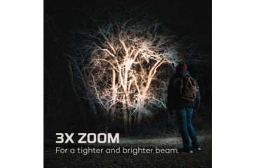 Image of Nebo Davinci Rechargeable Handheld Flashlight, 3500 Lumens, Black, NEB-FLT-0021