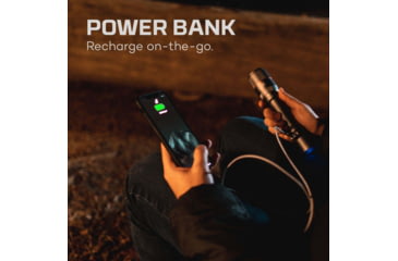 Image of Nebo Davinci Rechargeable Handheld Flashlight, 3500 Lumens, Black, NEB-FLT-0021