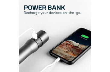 Image of Nebo Davinci Rechargeable Handheld Flashlight, 5000 Lumens, Black, NEB-FLT-0022