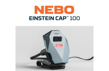 Image of Nebo EINSTEIN CAP 100 Li-ion 100 Lumens LED Headlamp, Black, NEB-HLP-1009