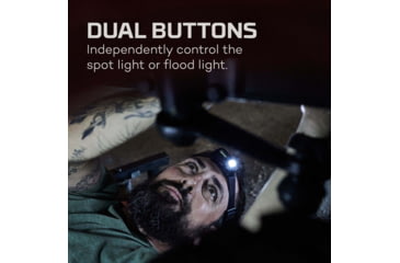 Image of Nebo EINSTEIN Li-ion 400 Lumens LED Headlamp, Black, NEB-HLP-0005