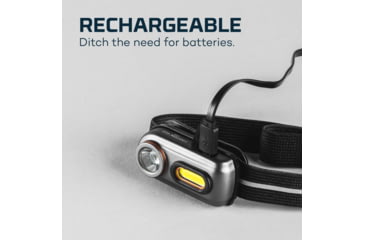 Image of Nebo EINSTEIN Li-ion 400 Lumens LED Headlamp, Black, NEB-HLP-0005