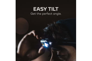 Image of Nebo EINSTEIN Li-ion 400 Lumens LED Headlamp, Black, NEB-HLP-0005