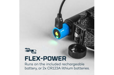 Image of Nebo EINSTEIN 1500 FLEX Li-ion 1500 Lumens LED Headlamp, Black, NEB-HLP-0008