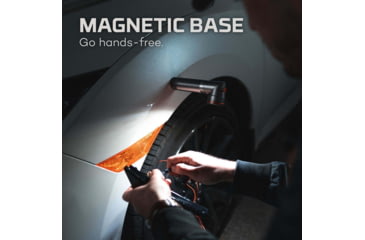 Image of Nebo Franklin Pivot Rechargeable Dual Work Light and Spot Light, 300 Lumens, Black, NEB-WLT-0023