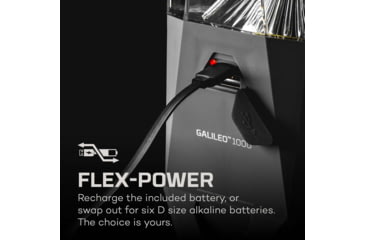 Image of Nebo Galileo Powerful Lantern and Power Bank, 1000 Lumens, Gray, NEB-LTN-0004