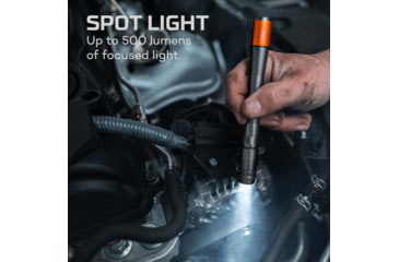 Image of Nebo Inspector 500 Powerful Pen Sized Pocket Inspection Light, Black, NEB-POC-1000