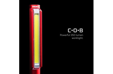 Image of Nebo Lil Larry COB LED Flashlight, AAA, White, 250 Lumens, Red, NEB-WLT-0012