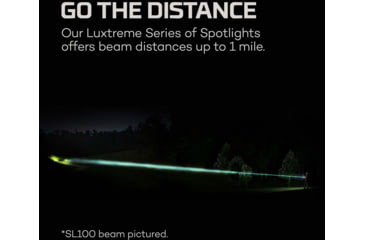 Image of Nebo Luxtreme SL25R Rechargeable 1/4 Mile Spotlight w/ Integrated COB, Black/Grey, NEB-SPT-1004