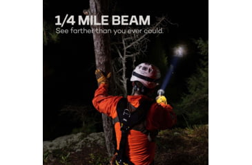 Image of Nebo Luxtreme SL25R Rechargeable 1/4 Mile Spotlight w/ Integrated COB, Black/Grey, NEB-SPT-1004