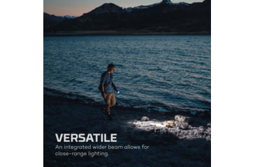 Image of Nebo Luxtreme USB-C Rechargeable Half-Mile Beam Flashlight, Black, NEB-FLT-1008