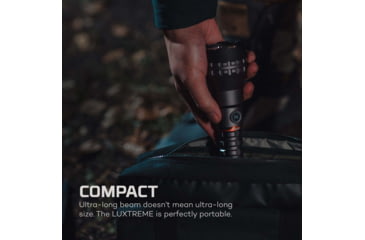 Image of Nebo Luxtreme USB-C Rechargeable Half-Mile Beam Flashlight, Black, NEB-FLT-1008