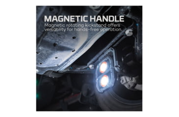 Image of Nebo Omni COB LED Flashlight, Lithium Polymer, White/Red, 3000 Lumens, Black/Orange, NEB-WLT-1008