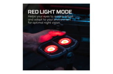 Image of Nebo Omni COB LED Flashlight, Lithium Polymer, White/Red, 3000 Lumens, Black/Orange, NEB-WLT-1008