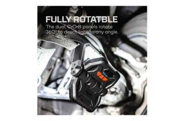 Image of Nebo Omni COB LED Flashlight, Lithium Polymer, White/Red, 3000 Lumens, Black/Orange, NEB-WLT-1008