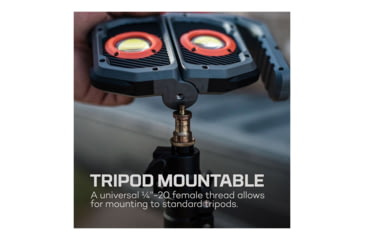 Image of Nebo Omni COB LED Flashlight, Lithium Polymer, White/Red, 3000 Lumens, Black/Orange, NEB-WLT-1008