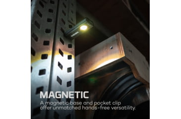 Image of Nebo SLIM LED Flashlight, Lithium Ion, White/Red, 1200 Lumens, Black, NEB-WLT-1007