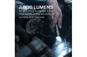 Image of Nebo Torchy 2K Rechargeable EDC Pocket Light, 2000 Lumens, Black, NEB-FLT-1006