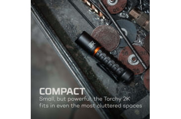 Image of Nebo Torchy 2K Rechargeable EDC Pocket Light, 2000 Lumens, Black, NEB-FLT-1006