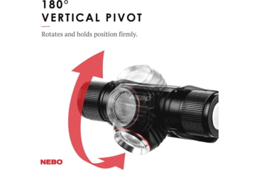 Image of Nebo Transcend LED Headlamp, Lithium Ion, White, 1000 Lumens, 7001
