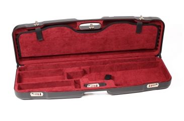 Image of Negrini Compact Shotgun Tube Set Case,34.7x11.5x4.9in,Barrel 34-1/2in and Tube Sets,Black/Bordeaux 1622LR-TUBE-5227