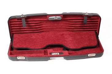 Image of Negrini Compact Shotgun Tube Set Case,34.7x11.5x4.9in,Barrel 34-1/2in and Tube Sets,Black/Bordeaux 1622LR-TUBE-5227