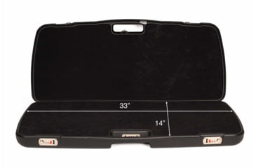 Image of Negrini Compact Tactial Rifle/Shotgun Travel Gun Cases, Black/Black Interior, MOD.9R-TAC/4881