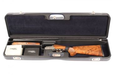 Image of Negrini Economy OU High Rib Trap/Sporting Shotgun Case, Blue/Blue, L37.5in x H10.5in x D3.75in 1657R/5552
