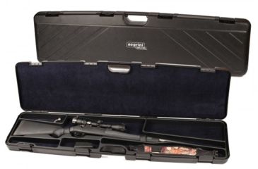 Image of Negrini Hybrid Bolt Action Rifle Case, Black/Blue, L47in x W14.25in x D4.25in 1685ISY/5454