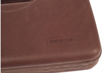 Image of Negrini Leather Model 1911 Handgun Case, Coaba Brown Leather/Navy, 2018SPL/4836