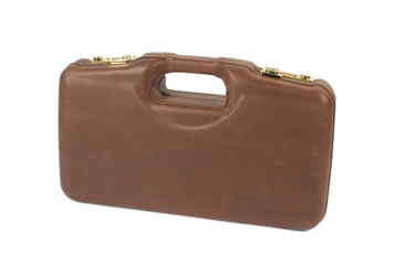 Image of Negrini Leather Model 1911 Handgun Case, Coaba Brown Leather/Navy, 2018SPL/4836
