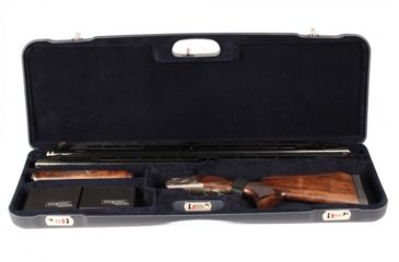 Image of Negrini O/U High Rib Trap/Sporting Combo Shotgun Case, Navy/Navy, L37.125in x H12.75in x D4.25in 1653LR/5038