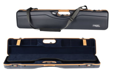 Image of Negrini OU/SXS Deluxe Ultra-Compact Sporter Shotgun Case, Black/Grey, 16407LX/5643